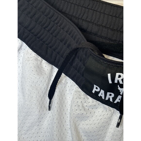Under Armour Project Rock Iron Paradise White Black Mesh Men’s Shorts ~No Sz Tag - Picture 8 of 16